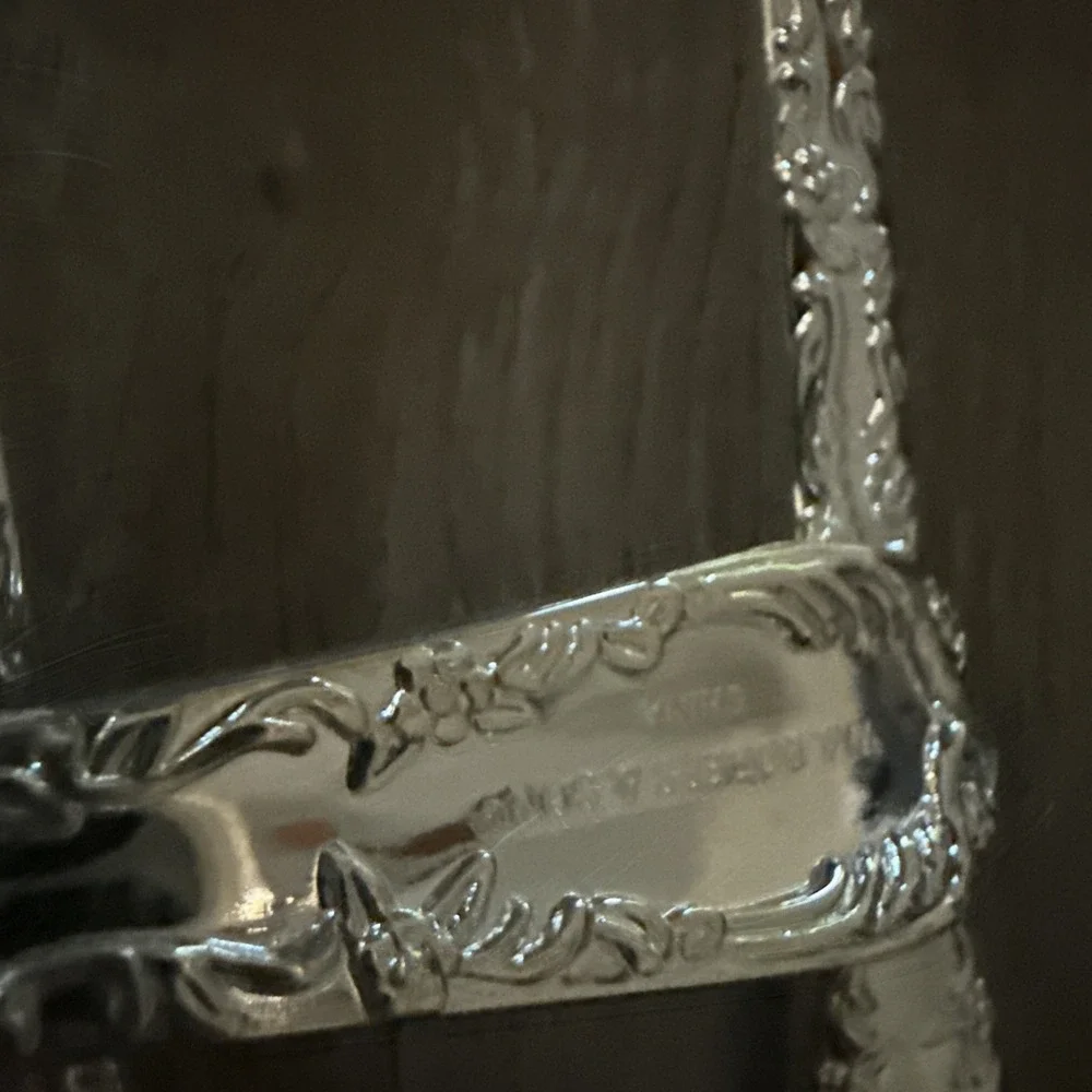 Wm Rogers & Son Silverplated Enchanted‎ Rose Teaspoons - Set of 6